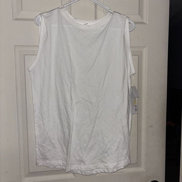 Zella Tops - Z BY ZELLA WOMEN'S TANK TOP White SIZE XSMALL NEW WITH TAGS